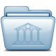 Library Blue Icon 80x80 png